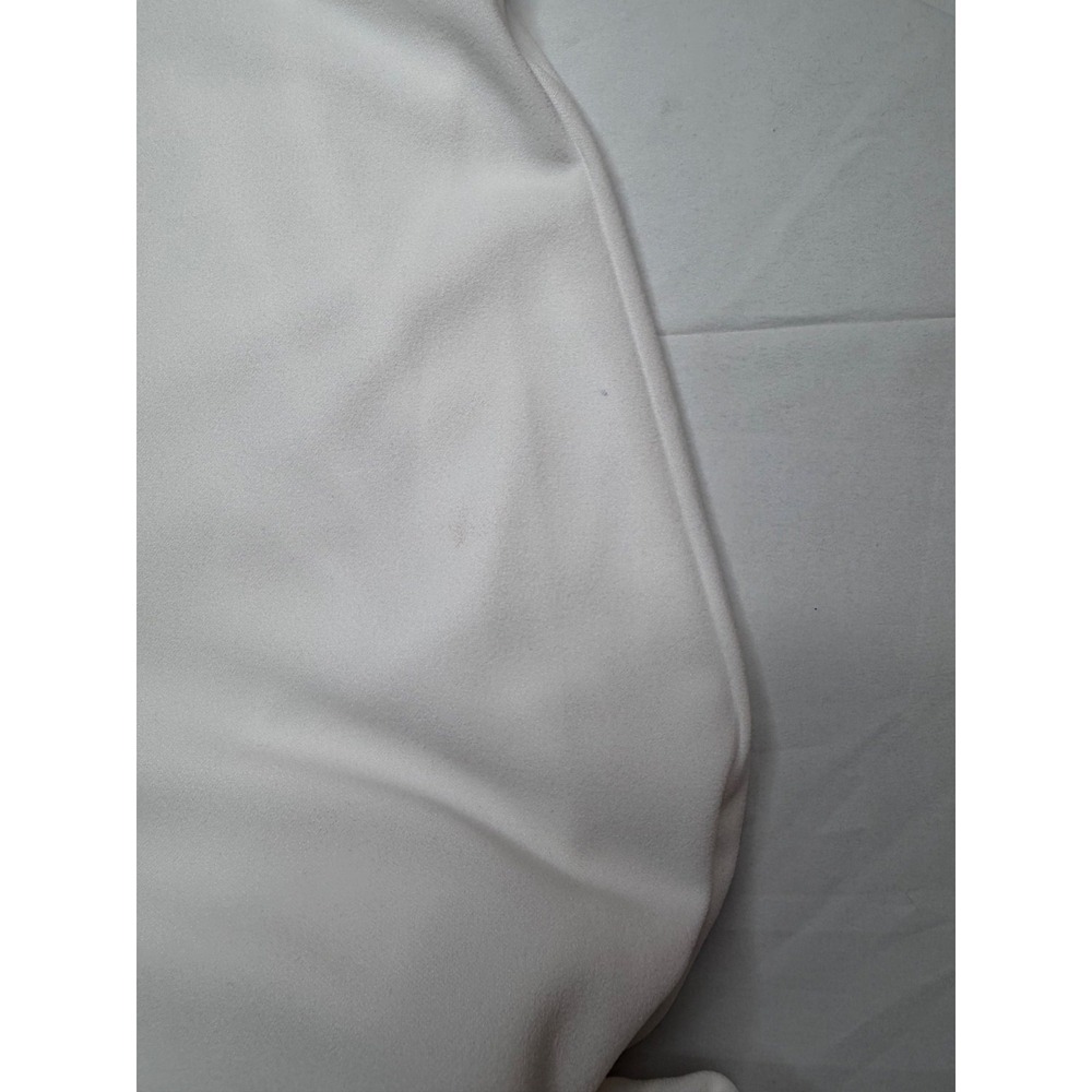 Mi ami White Wide Leg Jumpsuit XS Sleeveless‎ Faux Wrap Bridal Wedding Beach - Picture 3 of 7